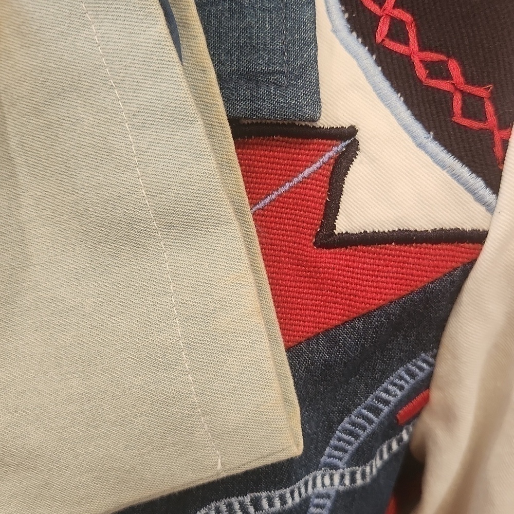 INDIGO Moon western patchwork jacket - image 12